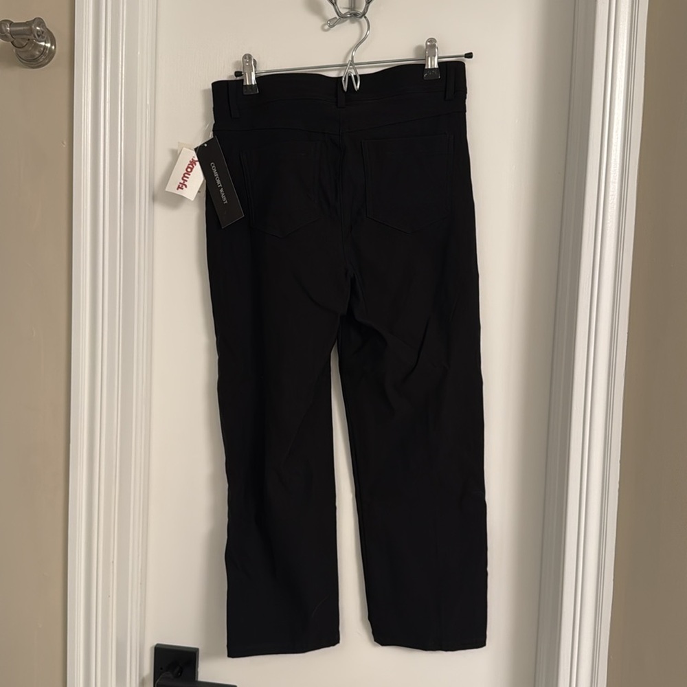 Black Capri Pants with Comfort Waist - Picture 4 of 5
